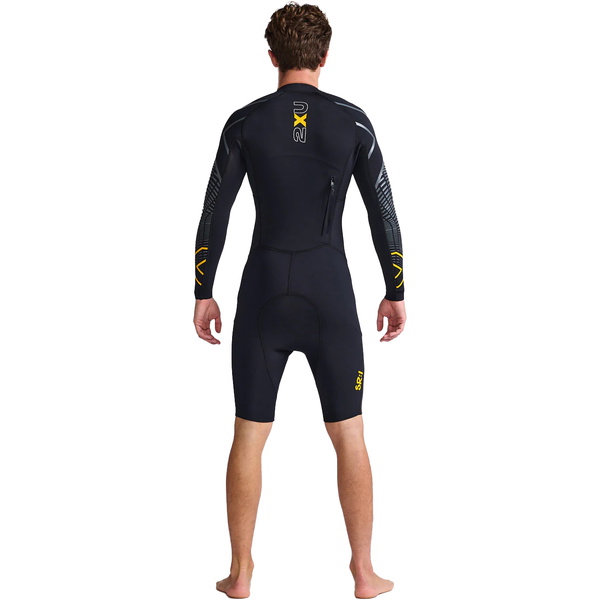 2026 2XU Mens Propel Swim Run Wetsuit MW5479c - Black / Ambition